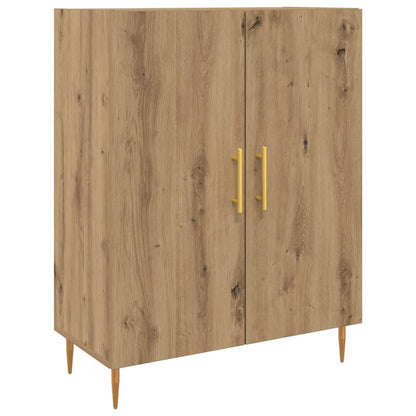 Hochboard Eiche handwerklich 69,5 x 34 x 180 cm Holzwerkstoff