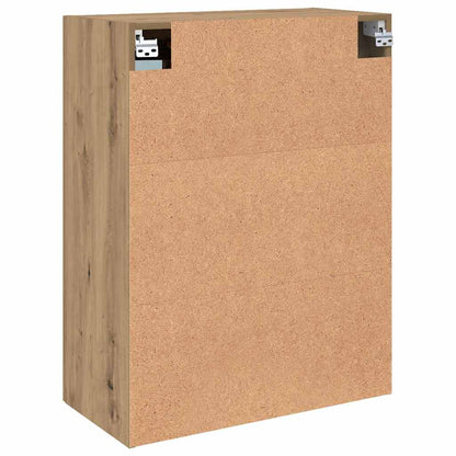 Wandmontierte Schränke 2 pcs Eiche handwerklich