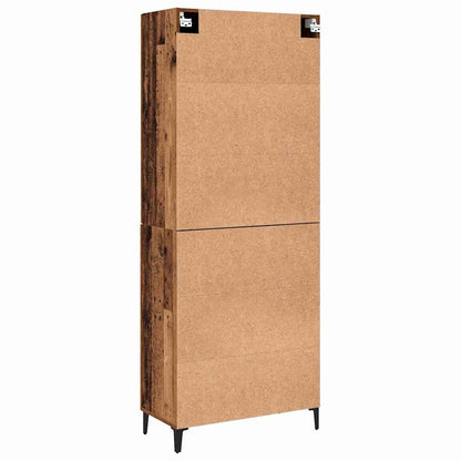 Hochboard 2 pcs Altholz 69,5 x 34 x 180 cm Holzwerkstoff