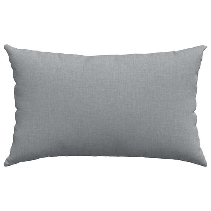 Sofakissen 2 pcs Hellgrau 50 x 30 cm Stoff