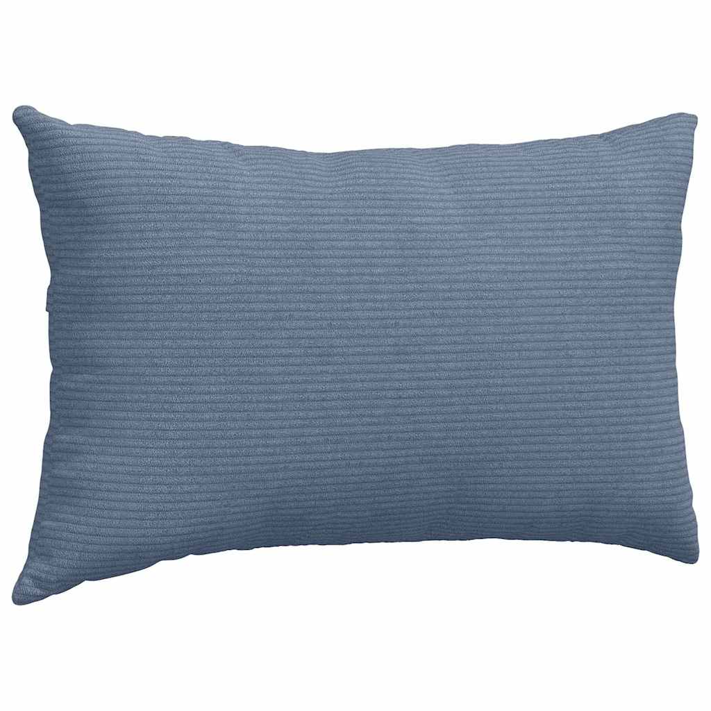 Sofakissen 2 pcs Blau 50 x 30 cm Cordstoff