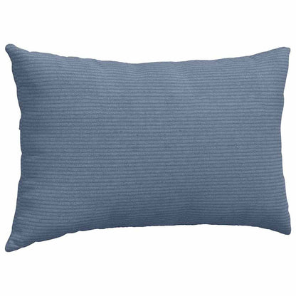 Sofakissen 2 pcs Blau 50 x 30 cm Cordstoff
