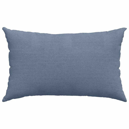 Sofakissen 2 pcs Blau 50 x 30 cm Cordstoff