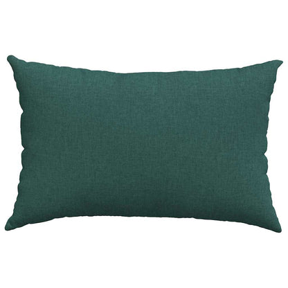 Sofakissen 2 pcs Dunkelgrün 60 x 40 cm Stoff