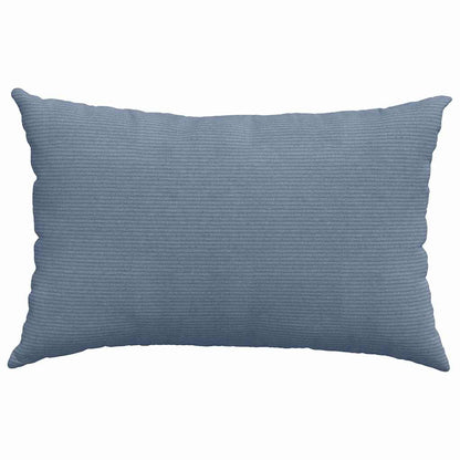 Sofakissen 2 pcs Blau 60 x 40 cm Cordstoff