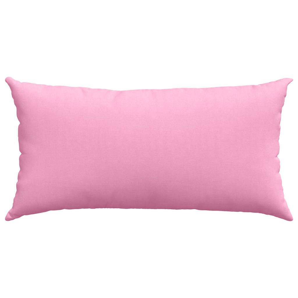 Sofakissen 2 pcs Rosa 80 x 40 cm Stoff
