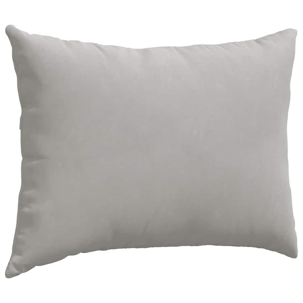 Sofakissen 2 pcs Hellgrau 70 x 50 cm Stoff