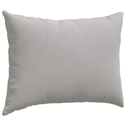 Sofakissen 2 pcs Hellgrau 70 x 50 cm Stoff