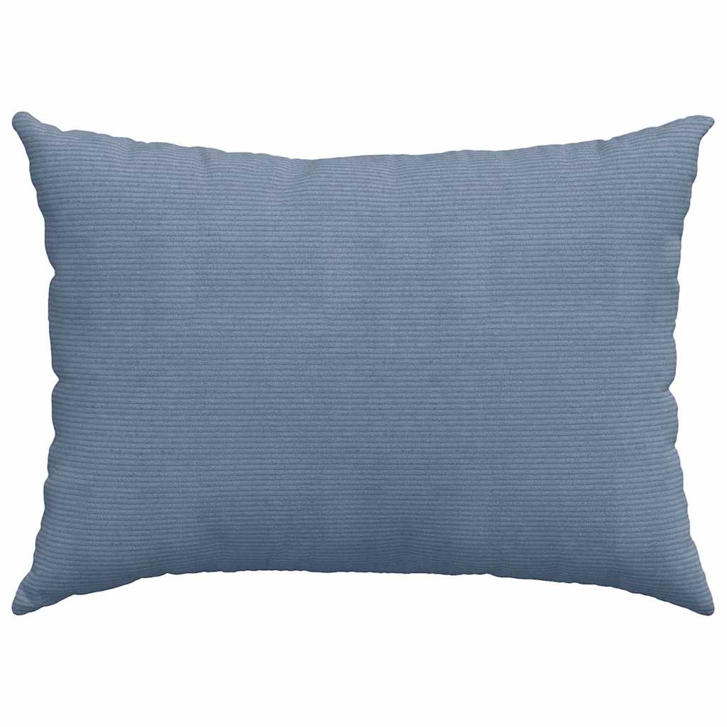 Sofakissen 2 pcs Blau 70 x 50 cm Cordstoff