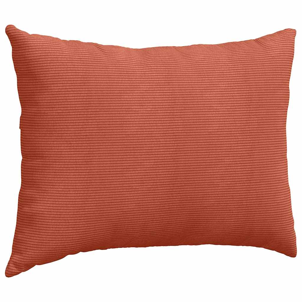 Sofakissen 2 pcs Rot-Orange 70 x 50 cm Cordstoff