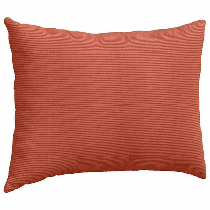 Sofakissen 2 pcs Rot-Orange 70 x 50 cm Cordstoff