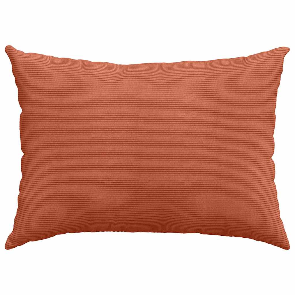 Sofakissen 2 pcs Rot-Orange 70 x 50 cm Cordstoff