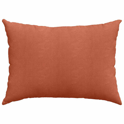 Sofakissen 2 pcs Rot-Orange 70 x 50 cm Cordstoff