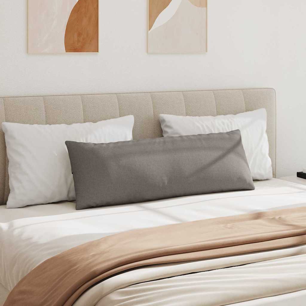 Sofakissen 2 pcs Taupe 120 x 40 cm Stoff