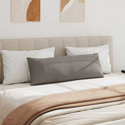 Sofakissen 2 pcs Taupe 120 x 40 cm Stoff