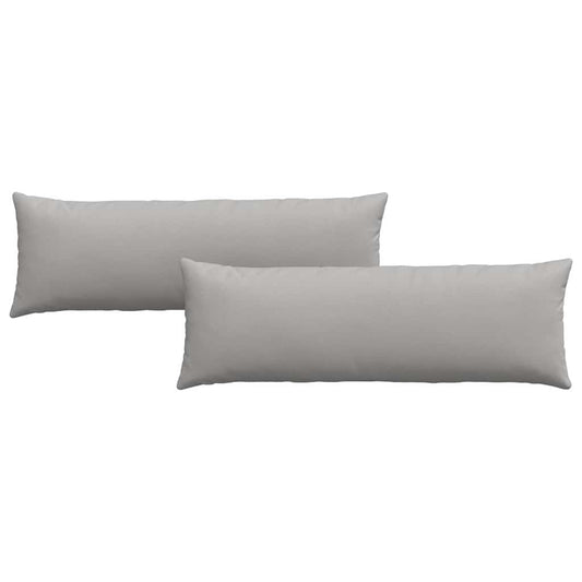 Sofakissen 2 pcs Grau 120 x 40 cm Stoff
