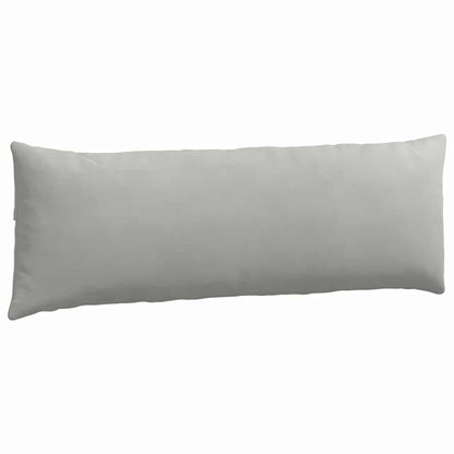 Sofakissen 2 pcs Hellgrau 120 x 40 cm Stoff