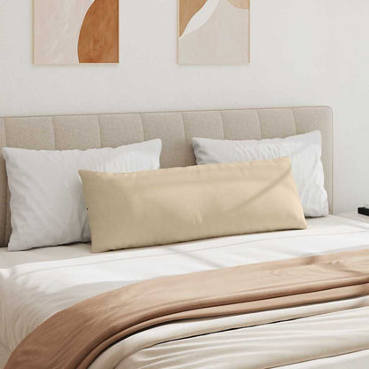 Sofakissen 2 pcs Creme 120 x 40 cm Stoff