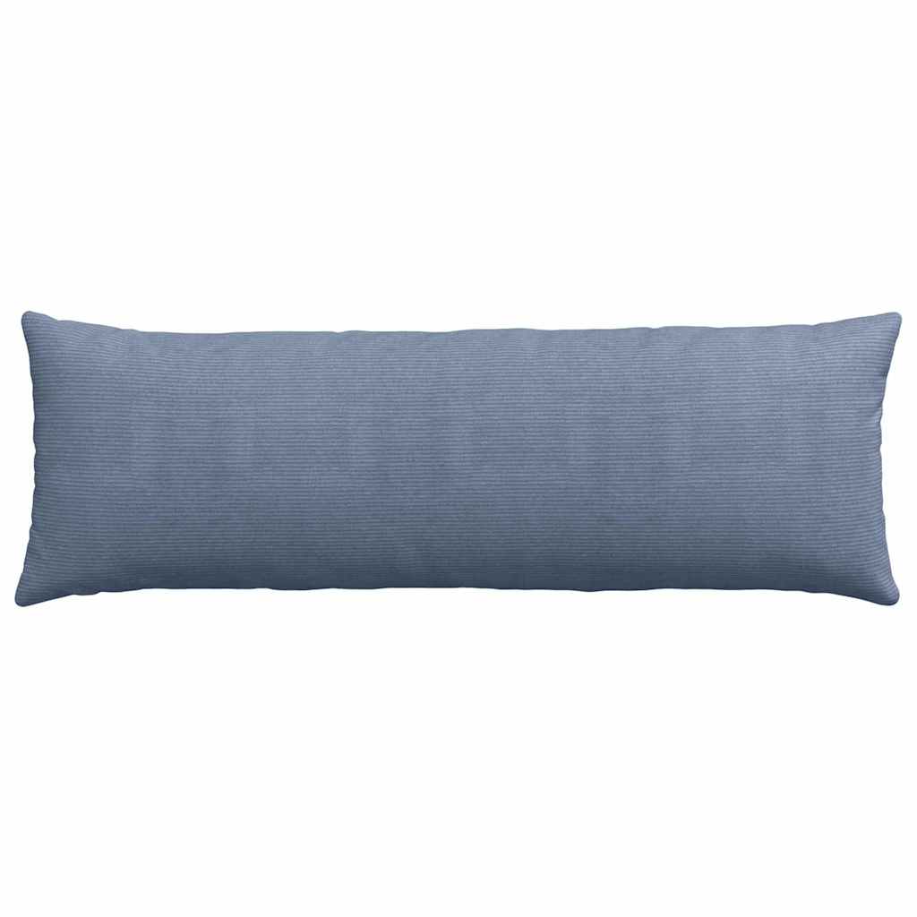 Sofakissen 2 pcs Blau 120 x 40 cm Cordstoff