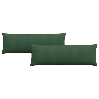 Sofakissen 2 pcs Dunkelgrün 120 x 40 cm Cordstoff
