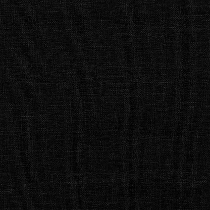 Sofakissen 2 pcs Schwarz 145 x 40 cm Stoff