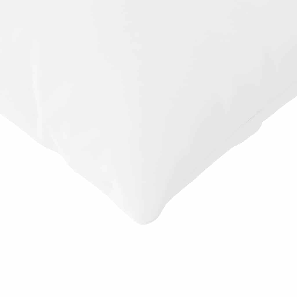 Sofakissen 2 pcs Weiß 145 x 40 cm Stoff