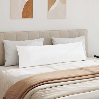 Sofakissen 2 pcs Weiß 145 x 40 cm Stoff