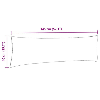 Sofakissen 2 pcs Rot 145 x 40 cm Stoff