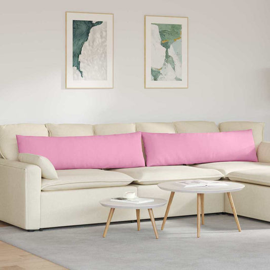 Sofakissen 2 pcs Rosa 145 x 40 cm Stoff