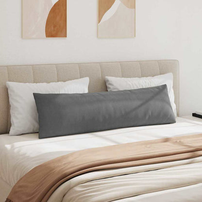 Sofakissen 2 pcs Dunkelgrau 145 x 40 cm Stoff