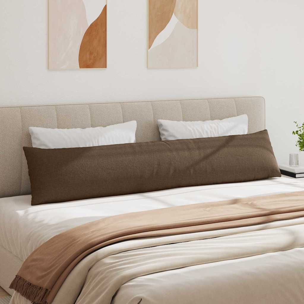 Sofakissen 2 pcs Braun 200 x 40 cm Stoff