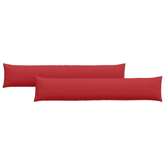 Sofakissen 2 pcs Rot 200 x 40 cm Stoff