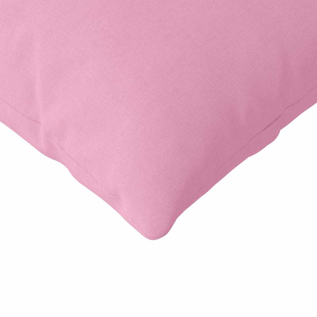 Sofakissen 2 pcs Rosa 200 x 40 cm Stoff