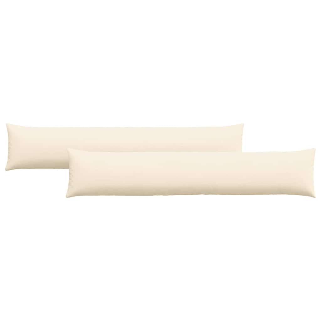 Sofakissen 2 pcs Creme 200 x 40 cm Cordstoff