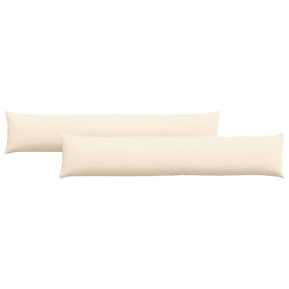 Sofakissen 2 pcs Creme 200 x 40 cm Cordstoff