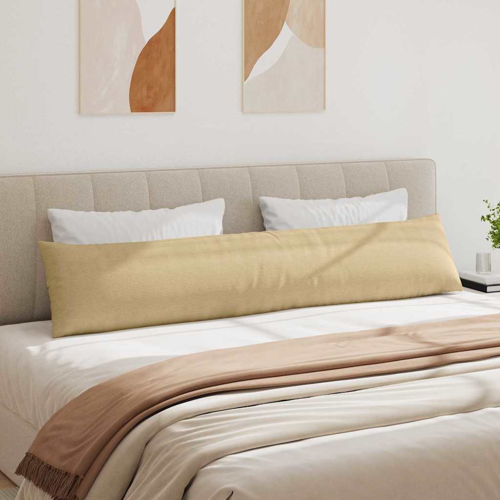 Sofakissen 2 pcs Grau-Grün 200 x 40 cm Cordstoff