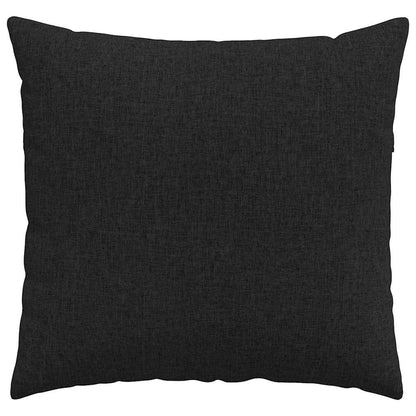 Sofakissen 2 pcs Schwarz 45 x 45 cm Stoff