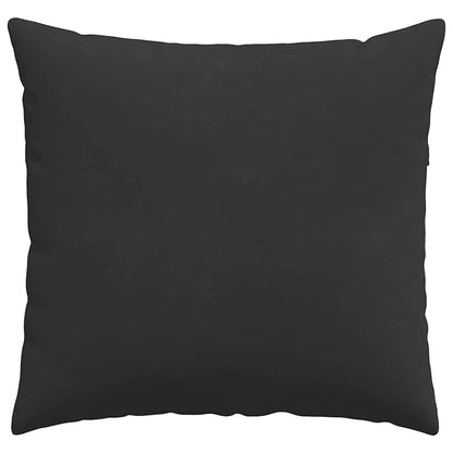 Sofakissen 2 pcs Schwarz 45 x 45 cm Stoff