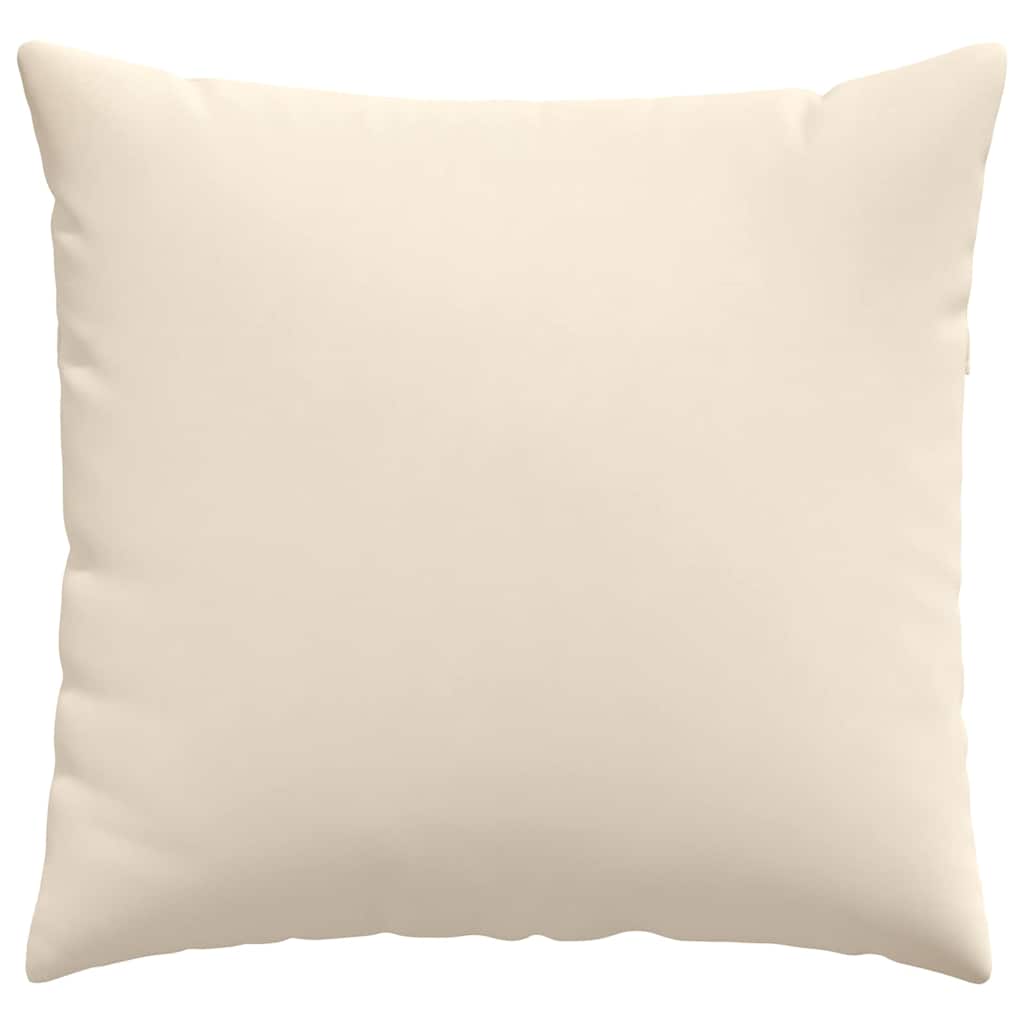Sofakissen 2 pcs Beige 45 x 45 cm Stoff