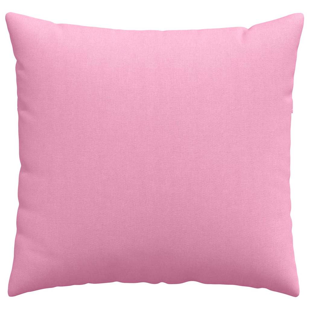 Sofakissen 2 pcs Rosa 50 x 50 cm Stoff
