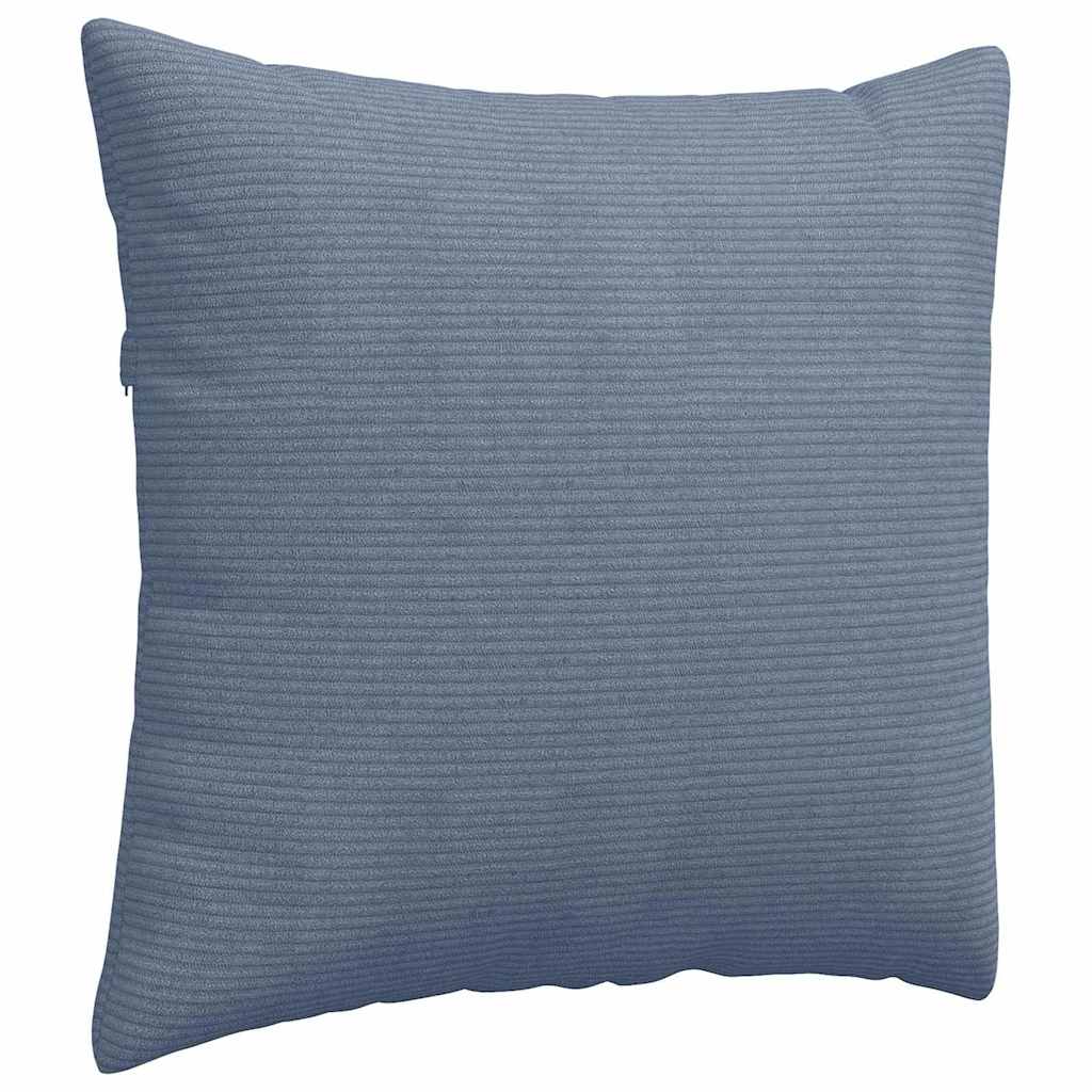Sofakissen 2 pcs Blau 50 x 50 cm Cordstoff