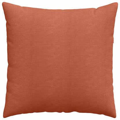 Sofakissen 2 pcs Rot-Orange 60 x 60 cm Cordstoff