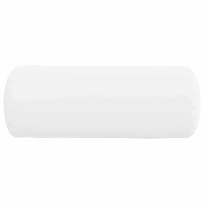 Bolsterkissen 2 pcs Weiß Ø 15 x 40 cm Stoff