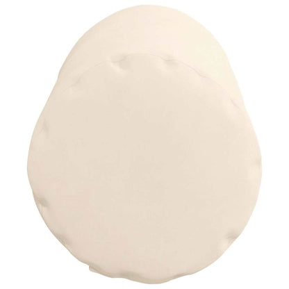 Bolsterkissen 2 pcs Beige Ø 15 x 40 cm Mikrofaserstoff