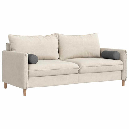 Bolsterkissen 2 pcs Dunkelgrau Ø 15 x 40 cm Cordstoff