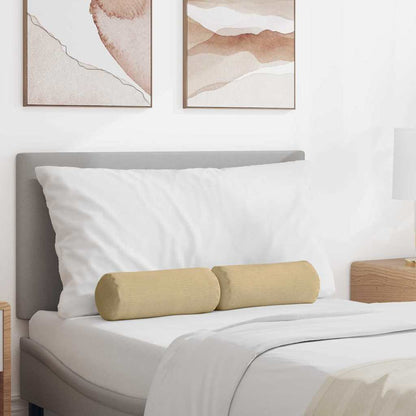 Bolsterkissen 2 pcs Grau-Grün Ø 15 x 40 cm Cordstoff