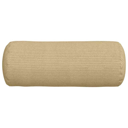 Bolsterkissen 2 pcs Grau-Grün Ø 15 x 40 cm Cordstoff