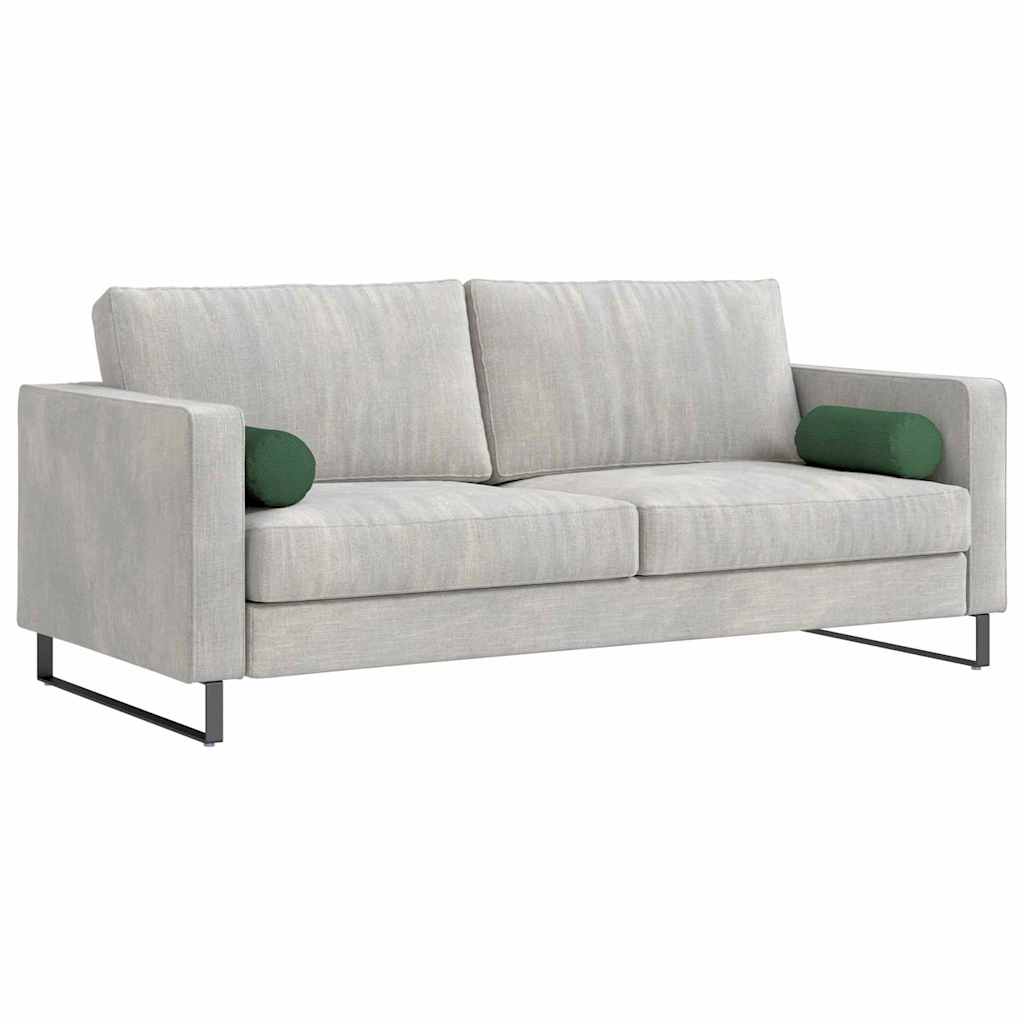 Bolsterkissen 2 pcs Dunkelgrün Ø 15 x 40 cm Cordstoff