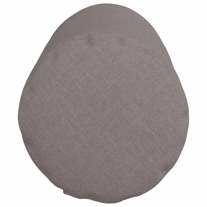 Bolsterkissen 2 pcs Taupe Ø 25 x 70 cm Stoff