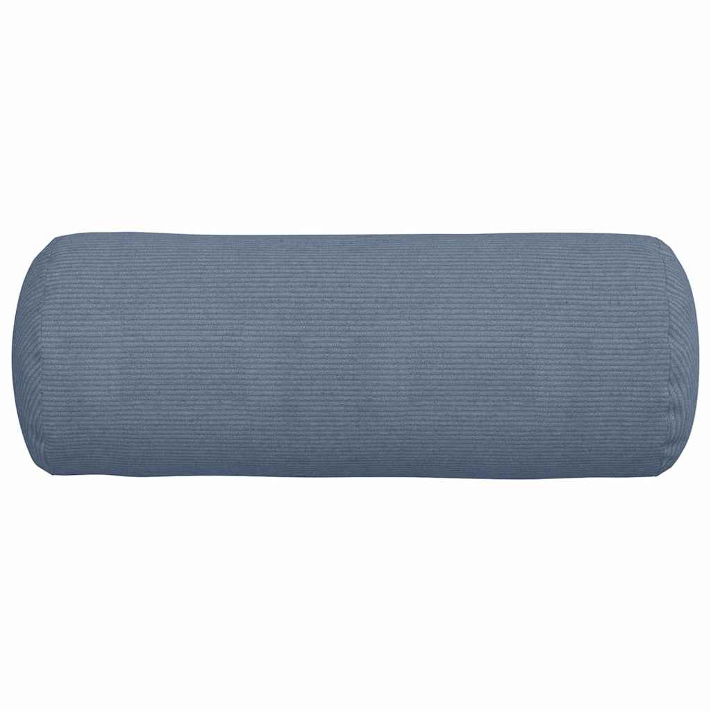 Bolsterkissen 2 pcs Blau Ø 25 x 70 cm Cordstoff